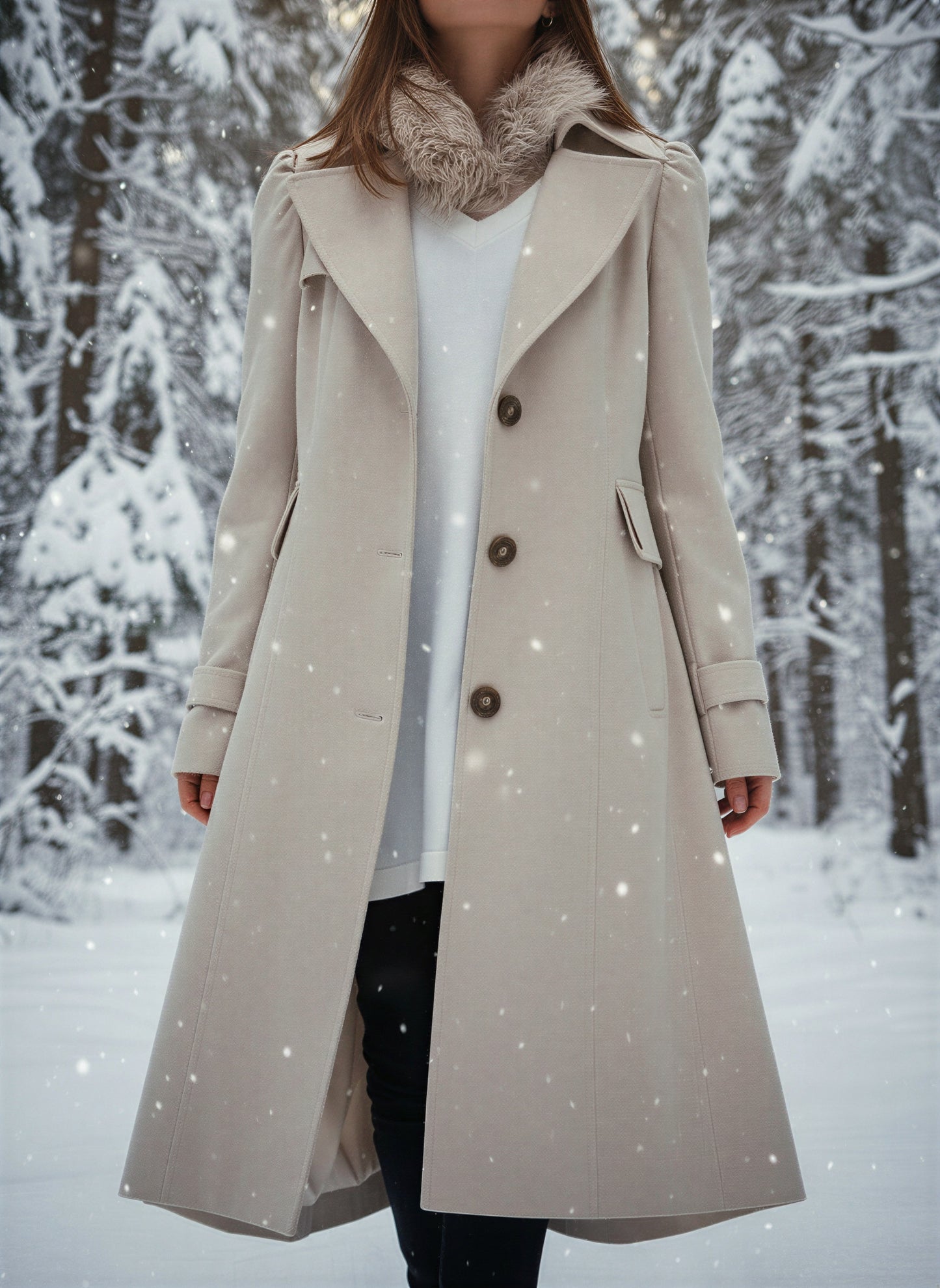 Klassisk Trenchcoat | Puffærmer | All Season