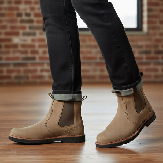 Moderne Chelsea Støvler | Vandafvisende Ruskind | Helårsbrug