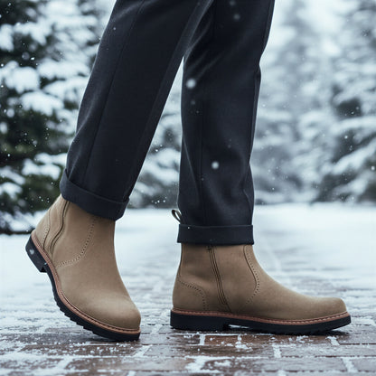 Moderne Chelsea Støvler | Vandafvisende Ruskind | Helårsbrug