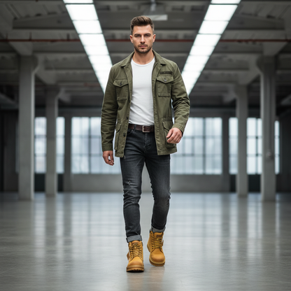 Robuste Arbejdsstøvler | Kontraststikning | Udendørs & Arbejde