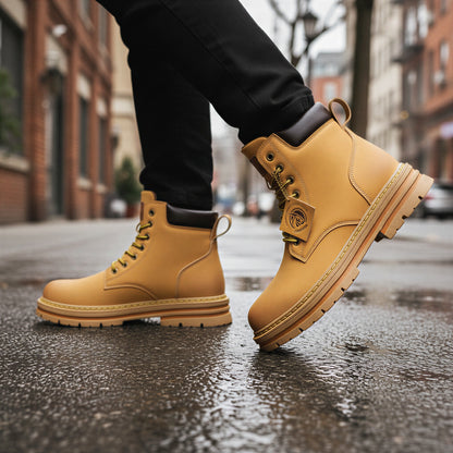 Robuste Arbejdsstøvler | Kontraststikning | Udendørs & Arbejde