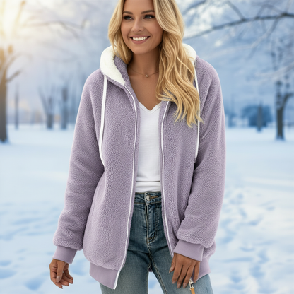 Afslappet Fleece Hættetrøje | Fuzzy Komfort | Hverdag