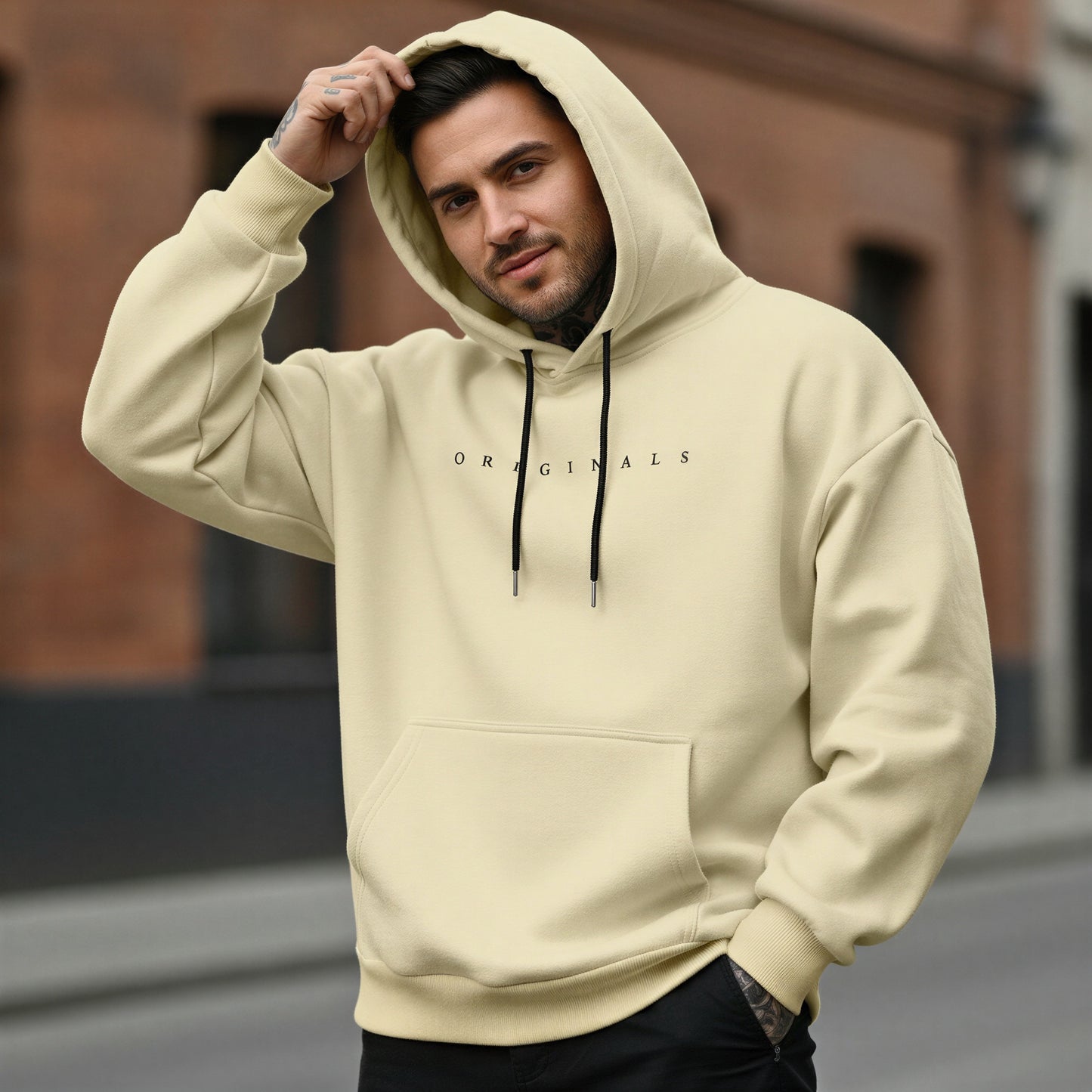 Streetwear Hættetrøje | "ORIGINALS" Logo | Helårsbrug