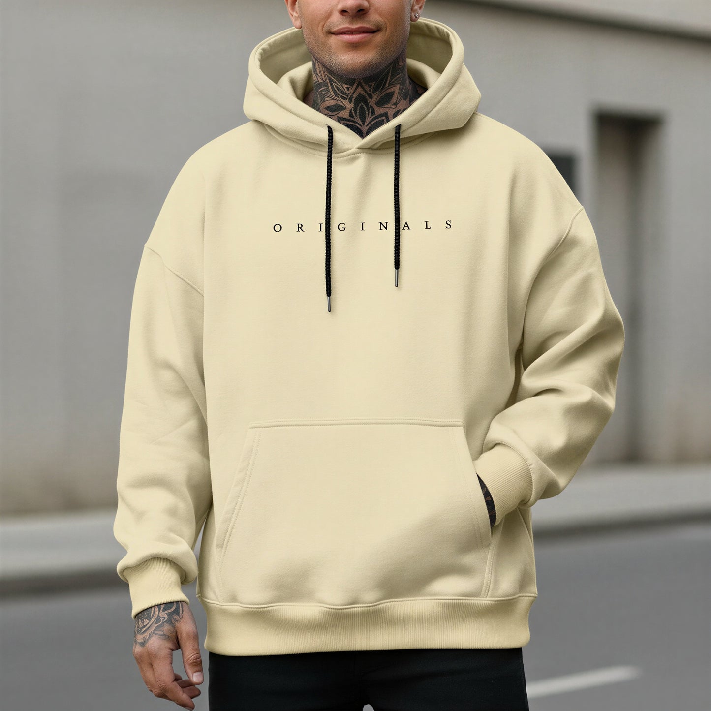 Streetwear Hættetrøje | "ORIGINALS" Logo | Helårsbrug