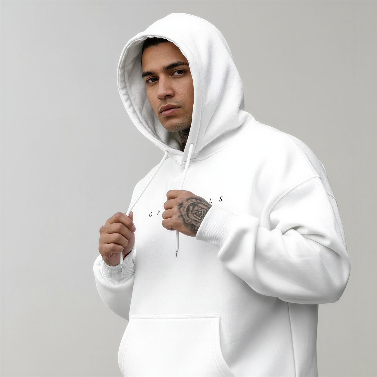 Streetwear Hættetrøje | "ORIGINALS" Logo | Helårsbrug