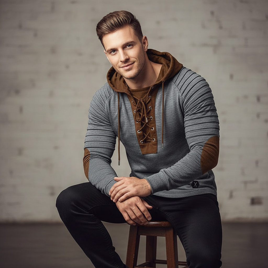 Afslappet Hættetrøje | Snøredetalje | Helårsbrug