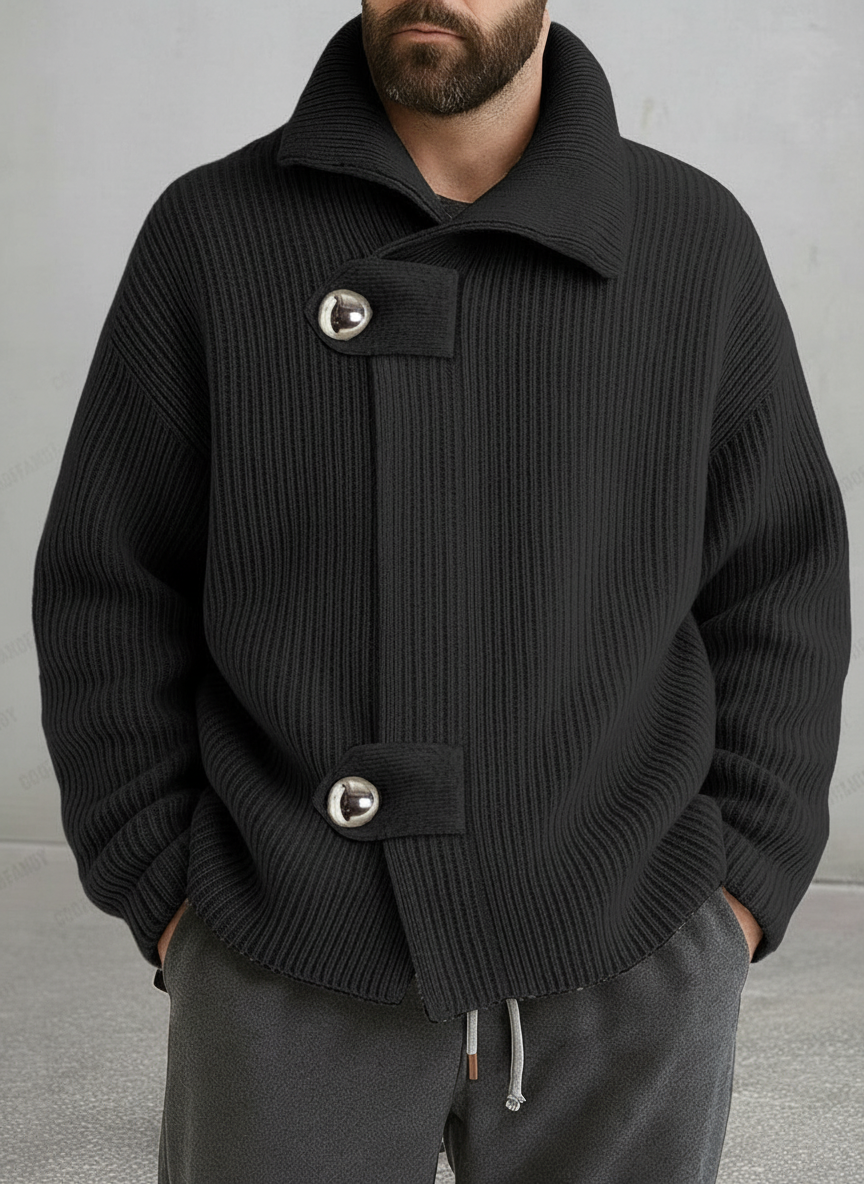 Afslappet Strik Cardigan | Chunky Strik | Efterår