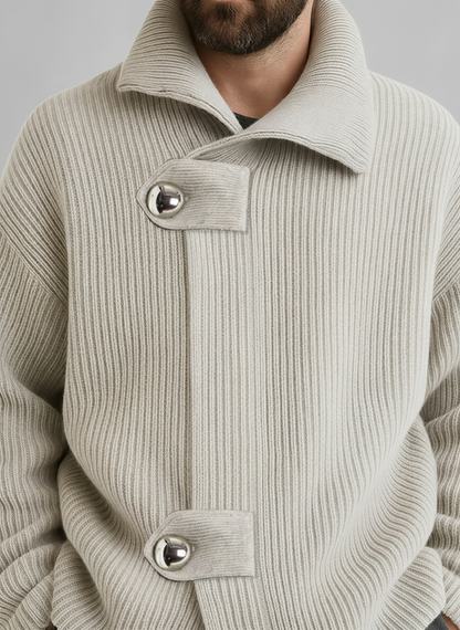 Afslappet Strik Cardigan | Chunky Strik | Efterår