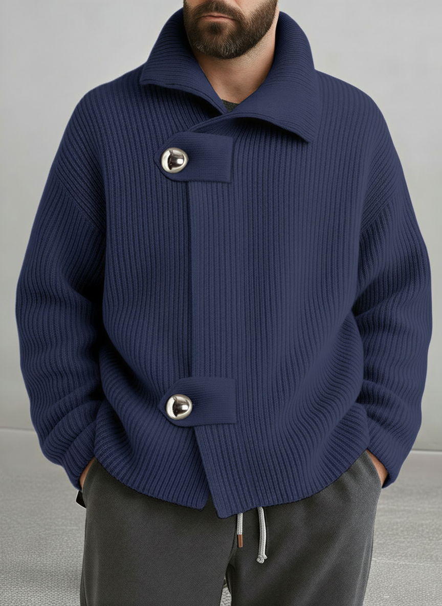 Afslappet Strik Cardigan | Chunky Strik | Efterår