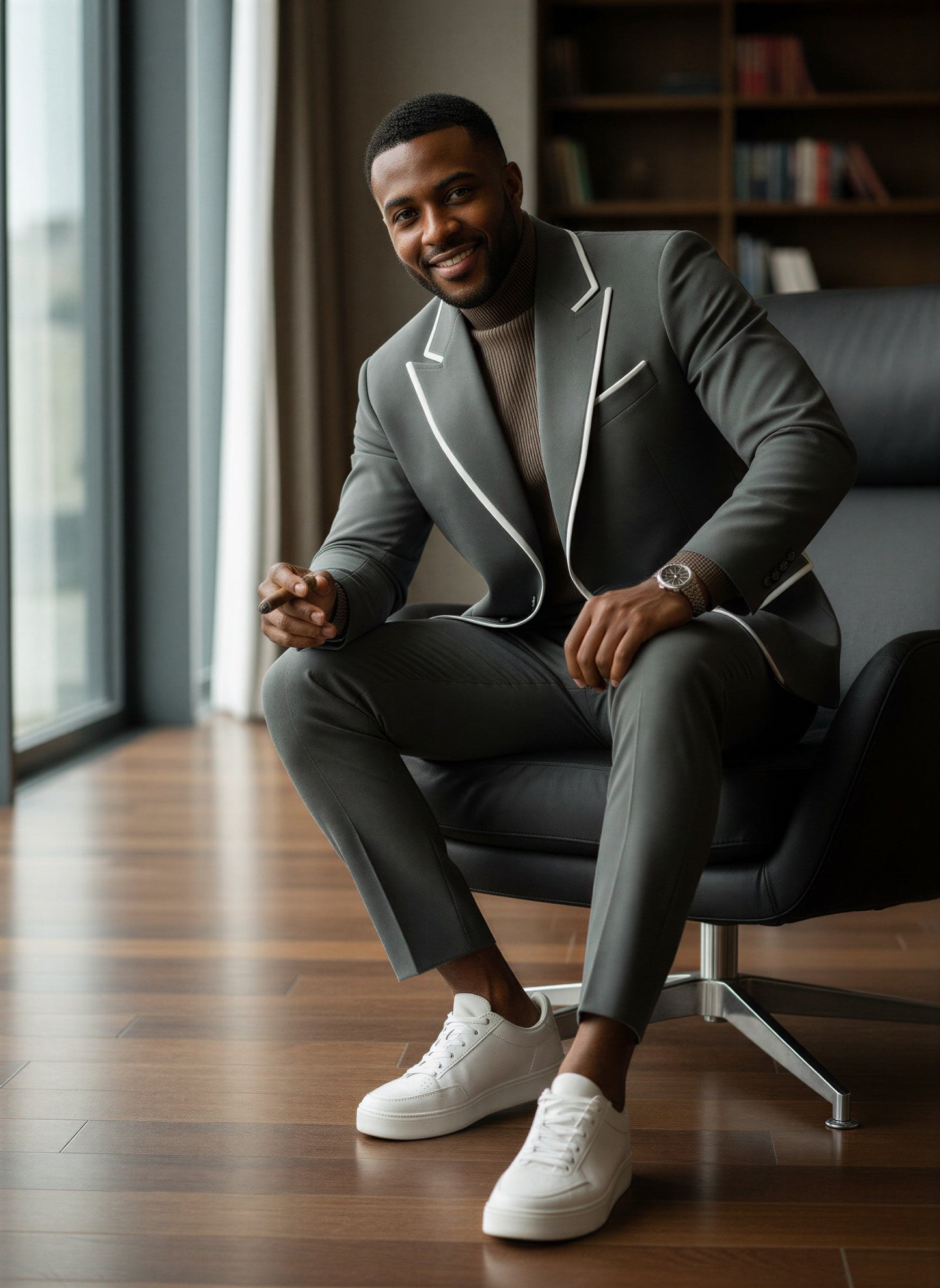 Moderne Jakkesæt | Kontrastpiping | Business Casual