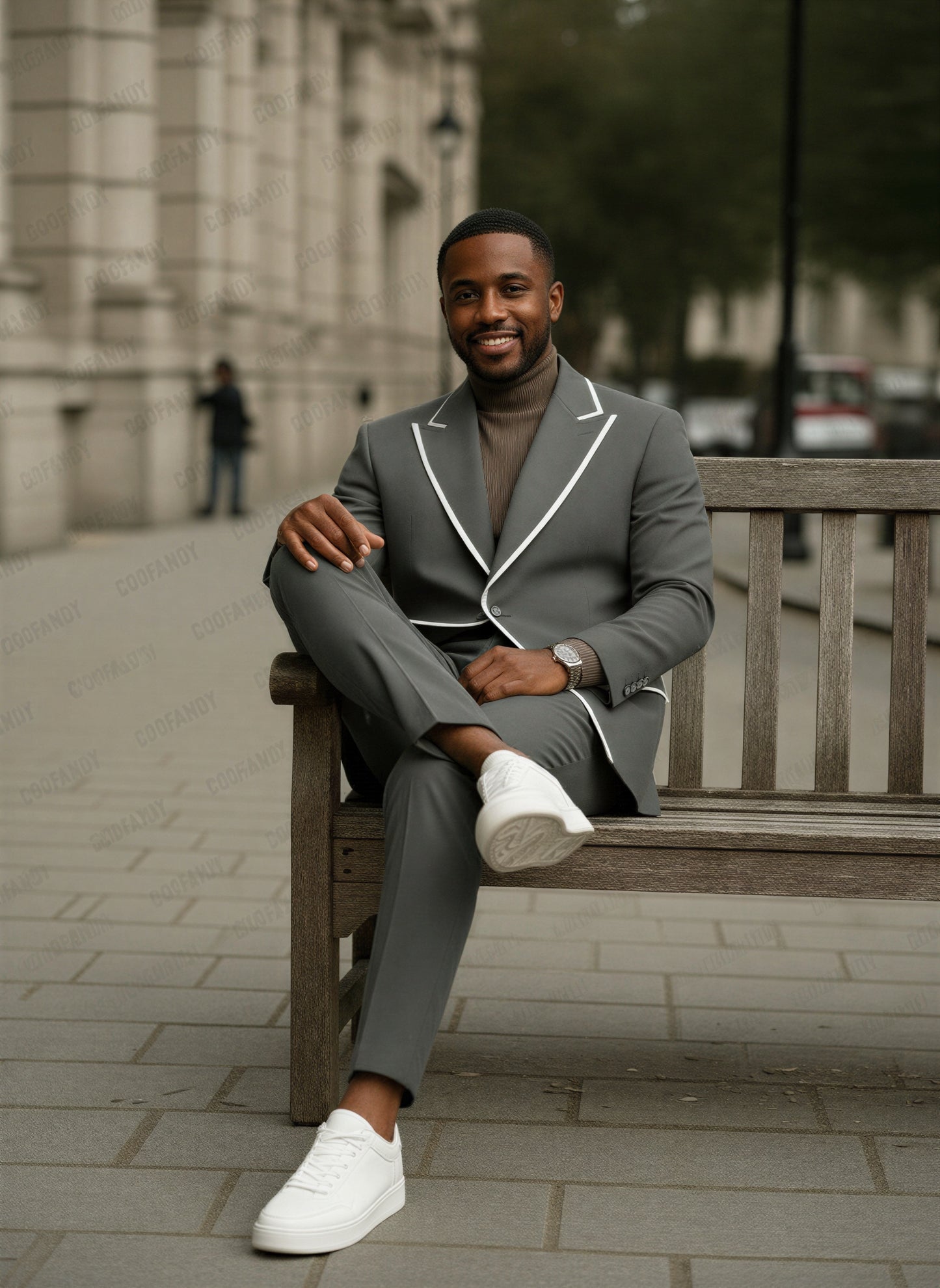 Moderne Jakkesæt | Kontrastpiping | Business Casual