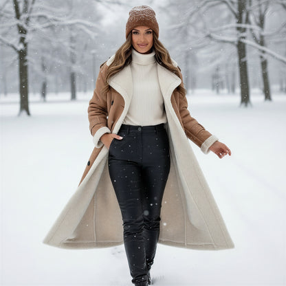 Helga Langfrakke | Luksuriøs Shearling | Vinterstil