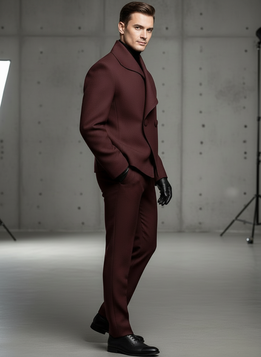 Avantgarde Sæt | Asymmetrisk Design Blazer & Bukser | Formel Elegance