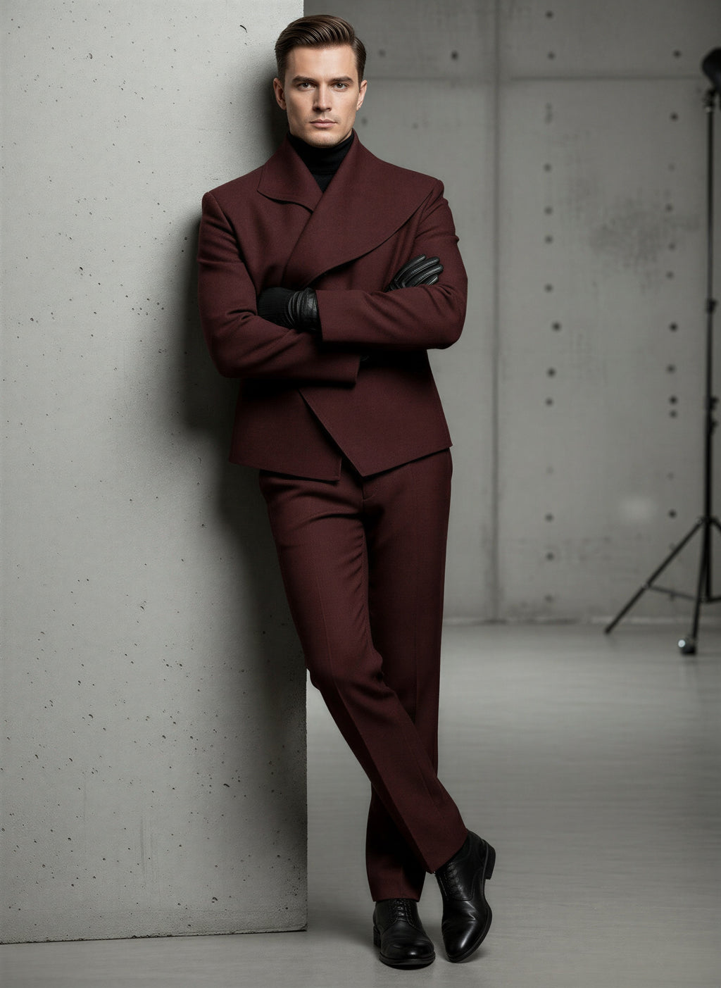 Avantgarde Sæt | Asymmetrisk Design Blazer & Bukser | Formel Elegance