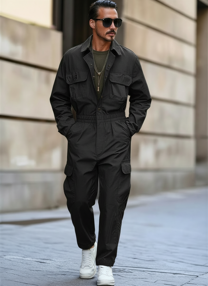 Workwear Jumpsuit | Bomuld Blend | Casual Komfort