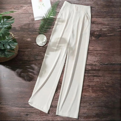 Uformel Chic Bukser | Bredbenet palazzo-design | Sommer