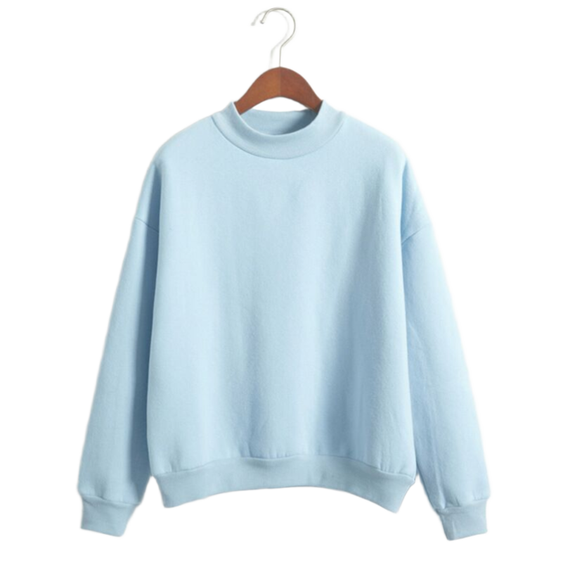 Moderne Sweatshirt med Høj Hals
