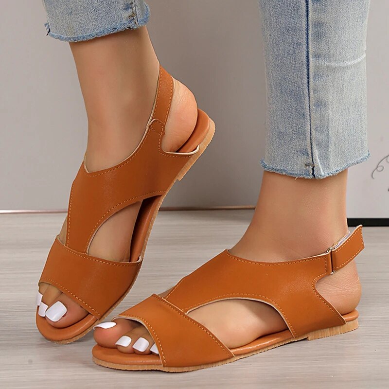 Minimalistiske Sandaler med Justerbar Rem