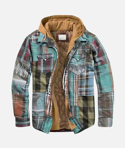 Richard | Herren Patchwork Flanelljacke Winter - Elle Zürich