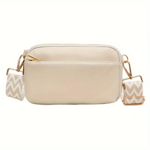Crossbody Taske med Geometrisk Rem