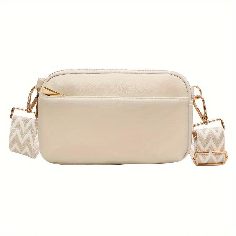 Crossbody Taske med Geometrisk Rem