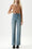 Ribstrikket Top & Jeans - Højtaljede