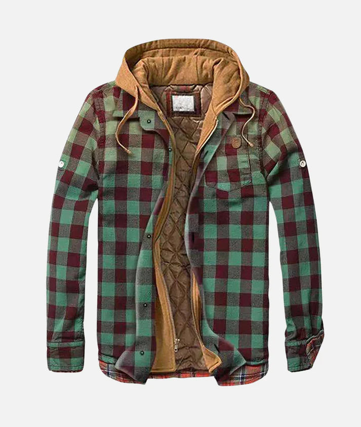 Richard | Herren Patchwork Flanelljacke Winter - Elle Zürich
