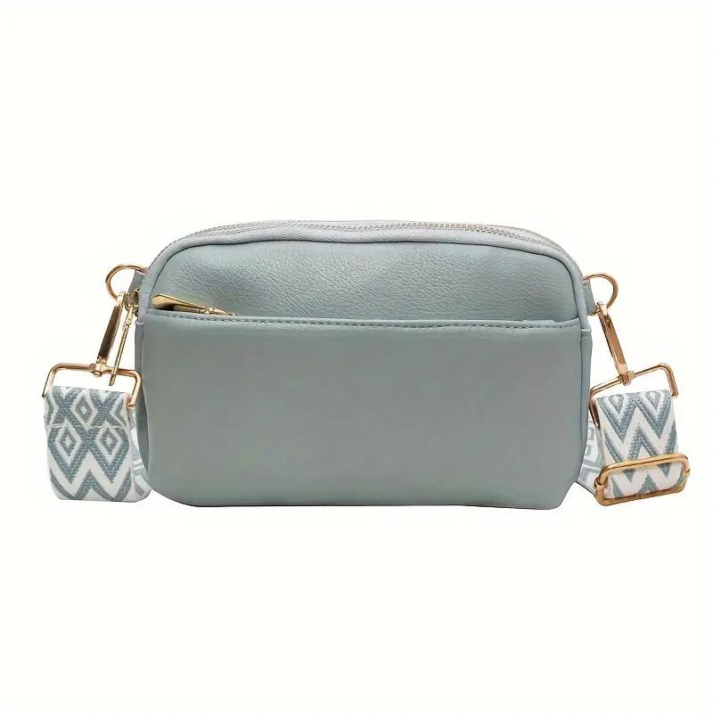 Crossbody Taske med Geometrisk Rem