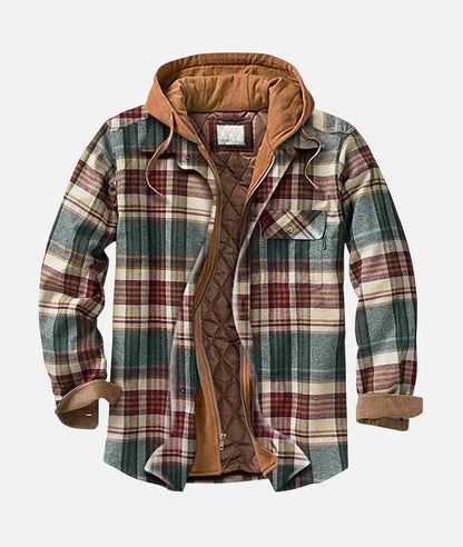 Richard | Herren Patchwork Flanelljacke Winter - Elle Zürich