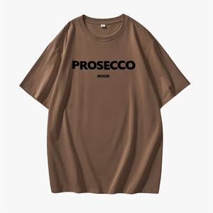 Afslappet T-shirt med Grafisk Tekst