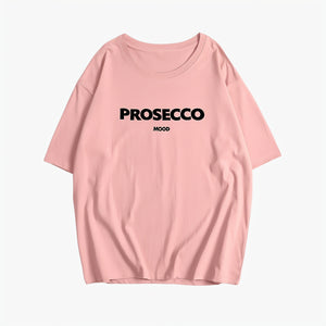 Afslappet T-shirt med Grafisk Tekst