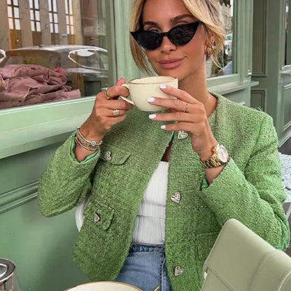 Figursyet To-delt Sæt med Knapper