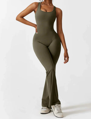 Kvinde Jumpsuit – Ærmeløs, Åben Ryg, Vide Ben, Strækstof, Formtilpasset Pasform-83507-5bc0f3ba-3120-46eb-999f-7fb5cc8f1216
