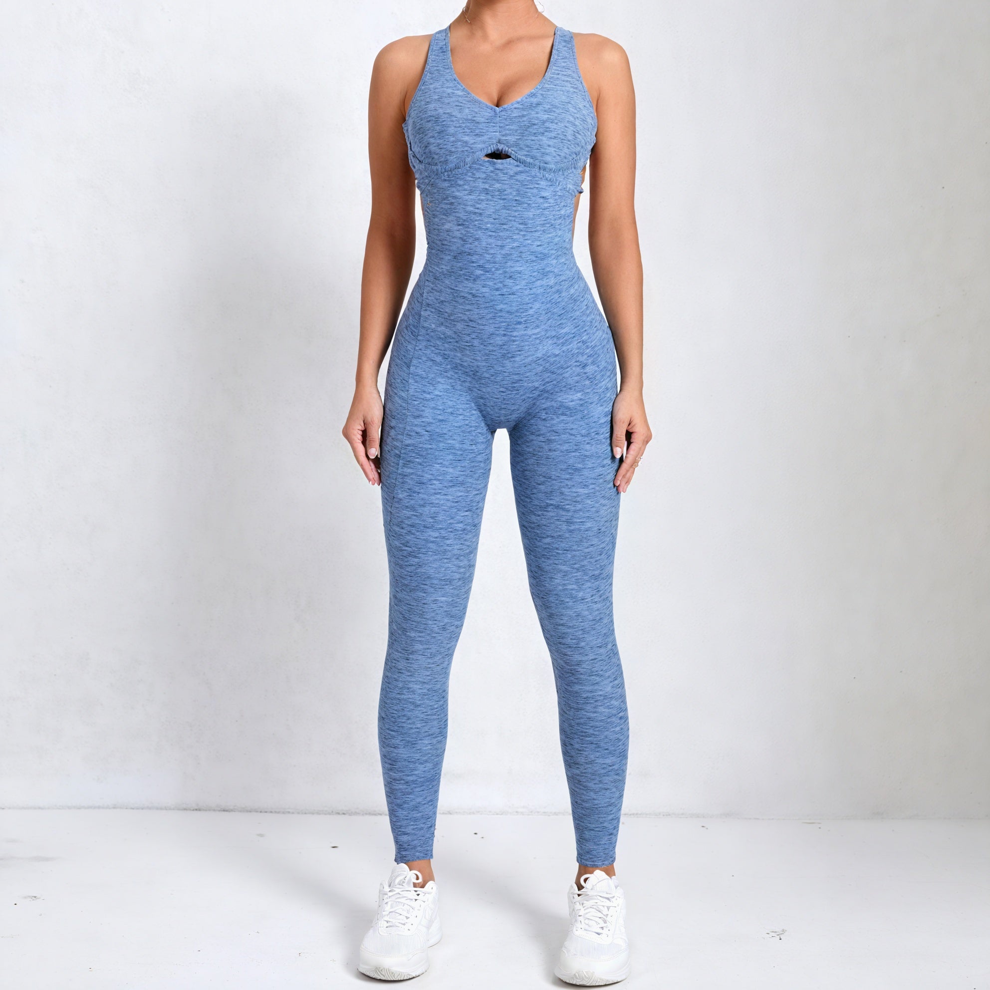 Moderne Activewear Sæt - Højtaljet Design