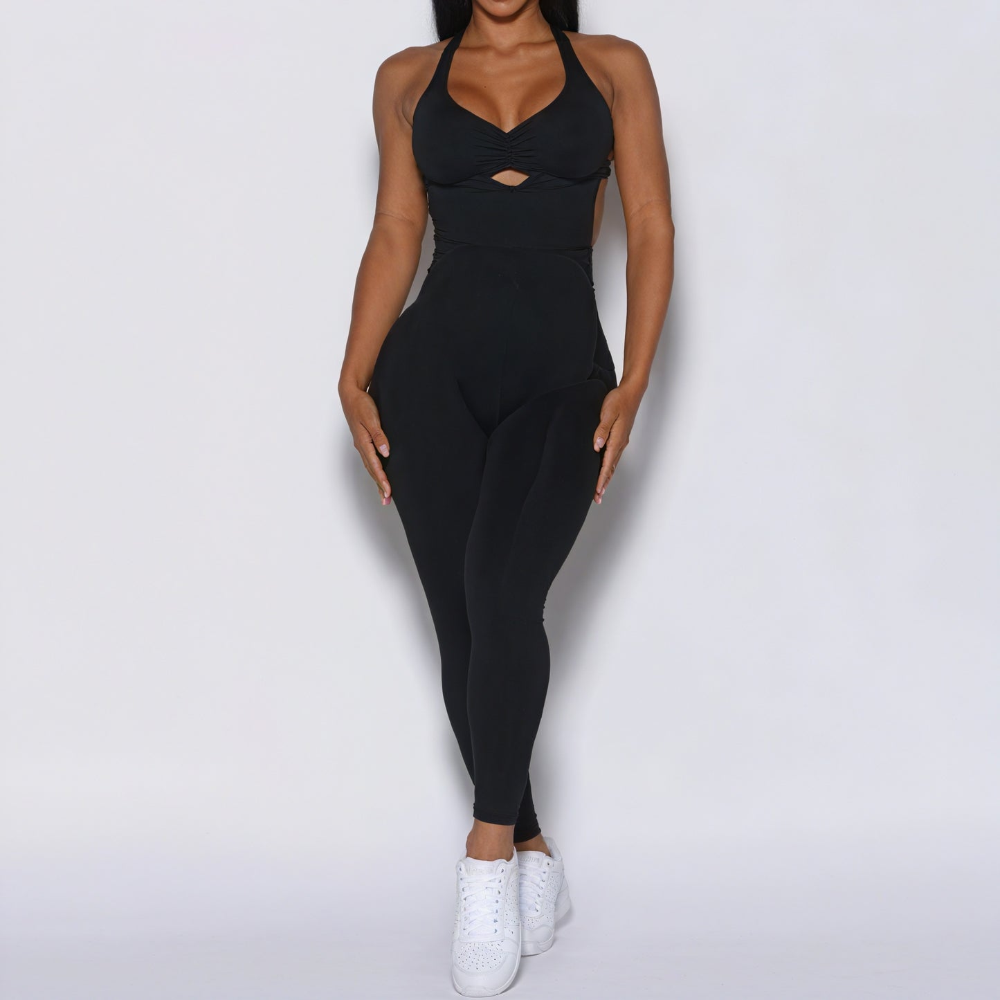 Moderne Activewear Sæt - Højtaljet Design