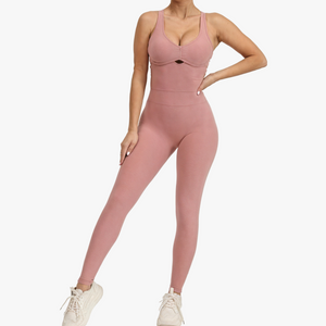 Moderne Activewear Sæt - Højtaljet Design