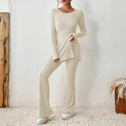 Ribbet Activewear Sæt - Moderne Komfort