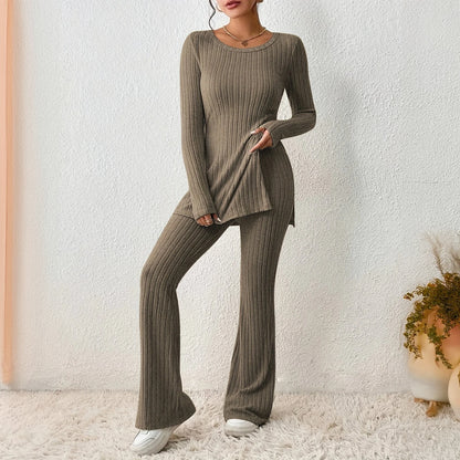 Ribbet Activewear Sæt - Moderne Komfort