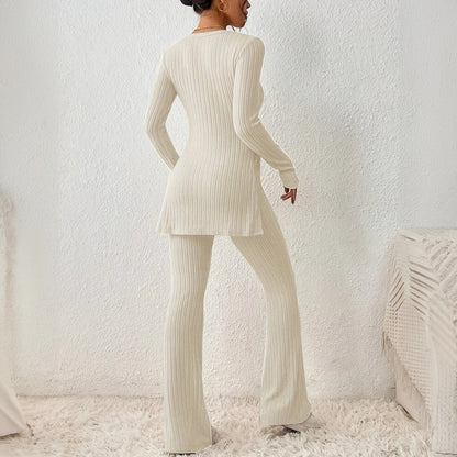 Ribbet Activewear Sæt - Moderne Komfort