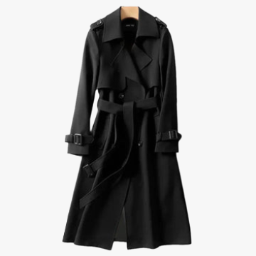 Klassisk Trenchcoat med Bælte og Revers