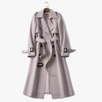 Klassisk Trenchcoat med Bælte og Revers