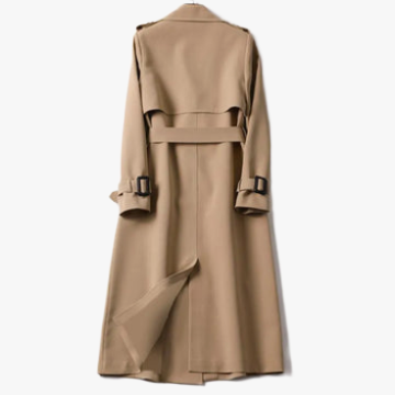 Klassisk Trenchcoat med Bælte og Revers