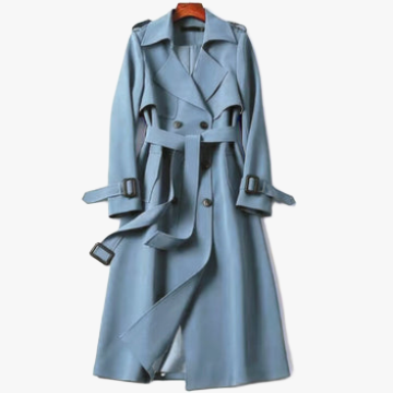 Klassisk Trenchcoat med Bælte og Revers