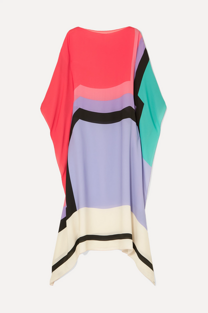 Leanne | Elegant Geometric Print Caftan - Stylish Comfort for Every Occasion - Image 8
