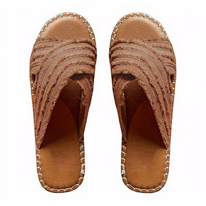 Kvinder Sandaler – Krydsrem, Rebål, Tekstiloverdel, Casual Stil-72720-1b4a31a5-5e70-4886-99f5-78156a299537