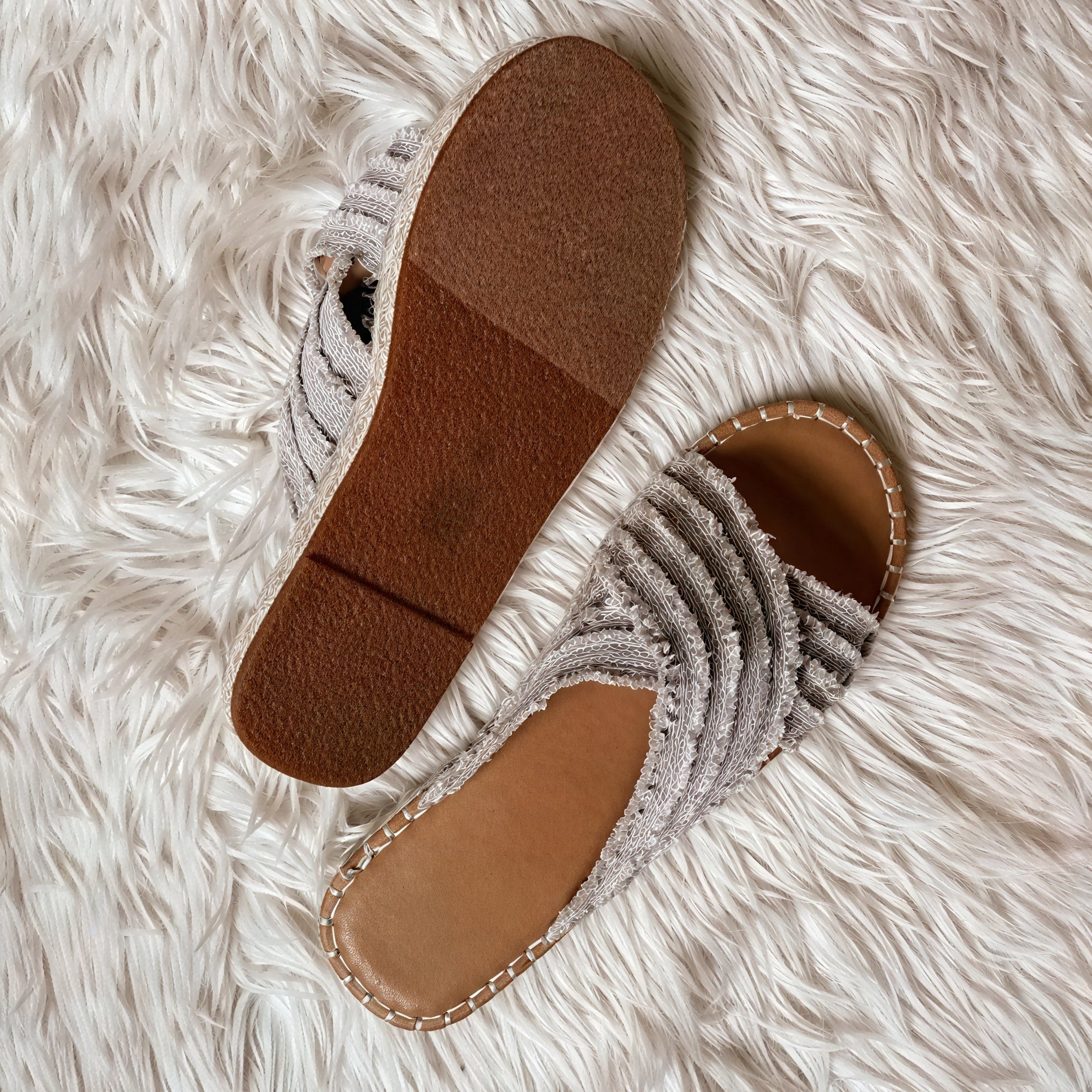 Kvinder Sandaler – Krydsrem, Rebål, Tekstiloverdel, Casual Stil-72720-176a6f78-de8d-4166-bcae-0466ad5990d1