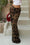 Leopard Maxi Nederdel - Højtaljet og Let