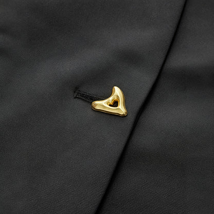 Struktureret Slå-om Bluse med Detaljer