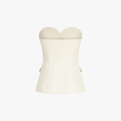 Stropløs Buksedragt med Brede Ben