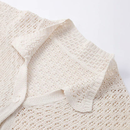 Boheme Sommerdragt - Cropped Top & Højtaljet Nederdel